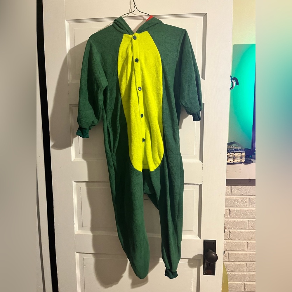 Dinosaur fleece costume